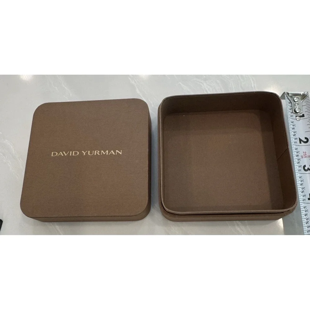 Authentic David Yurman Jewelry Presentation Box 4.5 x 4.5 x 2.25